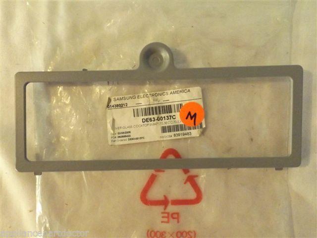 KENMORE JENN AIR MICROWAVE DE63-00137C Holder, Glass (white) NEW IN BAG KENMORE JENN AIR MICROWAVE DE63-00137C Holder, Glass (white) NEW IN BAG